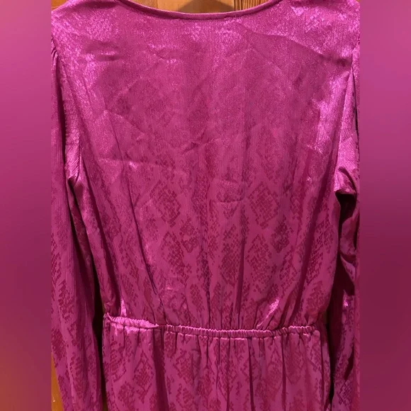 Michael Michael Kors Jacquard Snakeskin-Print Ruffled Mini Dress - NWT - Picture 10 of 17